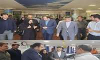 بازدید میدانی دکتر جمال الدینی، مشاور وزیر بهداشت ، از بیمارستان خاتم‌الانبیا(ص)